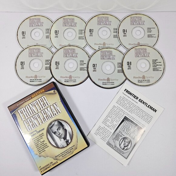 Frontier Gentleman Classic Radio Western 8 CDs Digitally Remastered & Restored - Picture 2 of 6